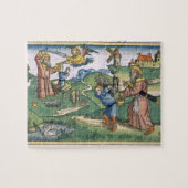 Genese 21 1-14 Abrahams, der oben von Isaac, Franc Puzzle (Horizontal)