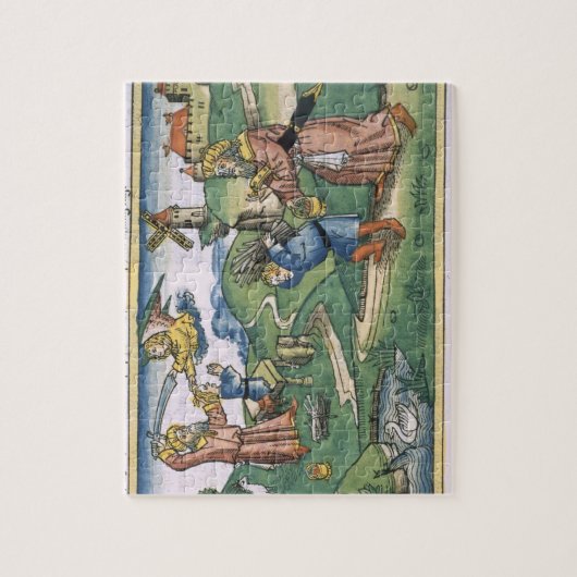 Genese 21 1-14 Abrahams, der oben von Isaac, Franc Puzzle (Vertikal)