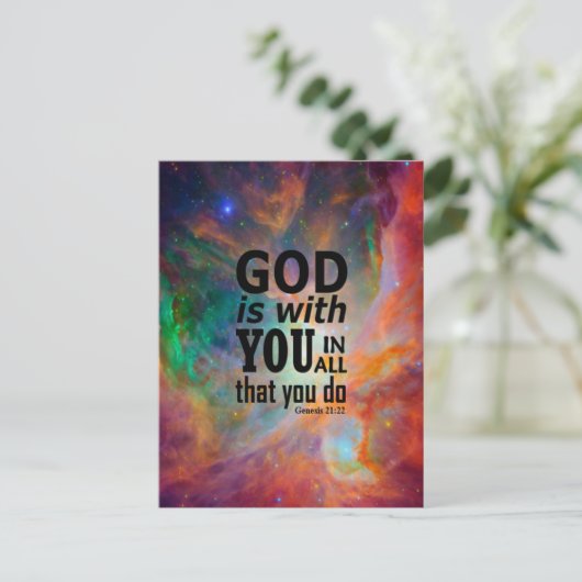 Genese 21:22 postkarte (Stehend Vorderseite)