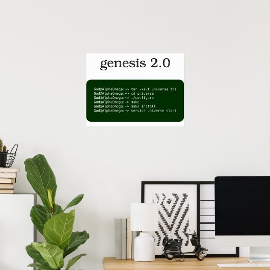 Genese 2.0 poster (Heimbüro)