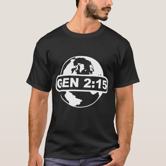 Genese-2:15 T-Shirt (Vorderseite)