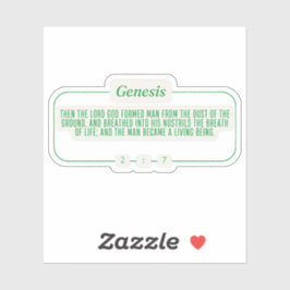 Genese 2:7 aufkleber