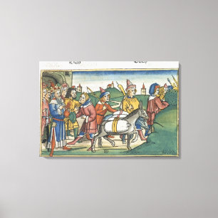 Genese 42 25-28 Joseph schickt seinen Brüdern Leinwanddruck