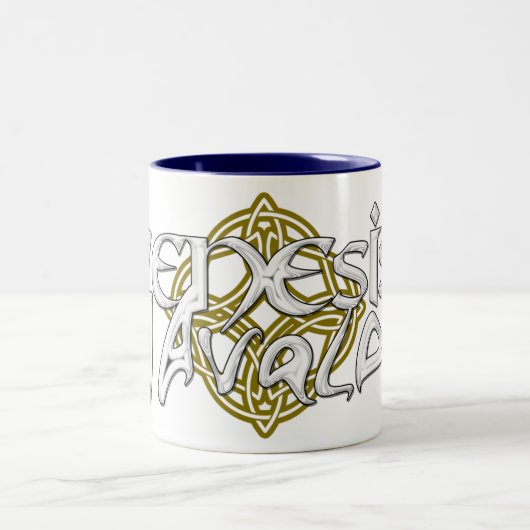 Genese Avalon Logo-Tasse Zweifarbige Tasse (Mittel)