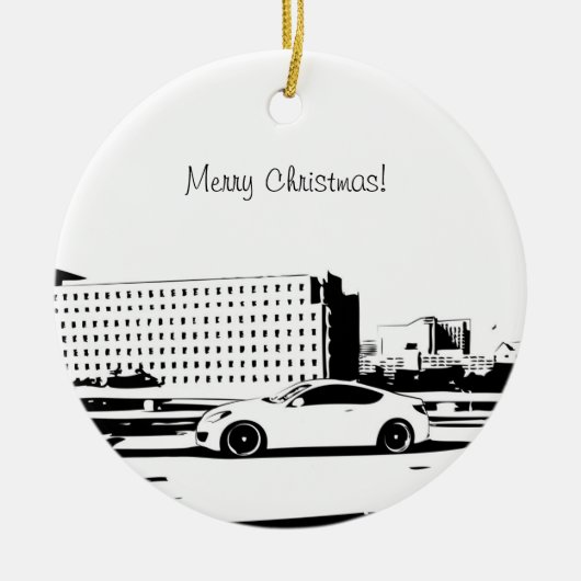 Genese-Coupé-Rollenschuß Keramikornament (Vorne)