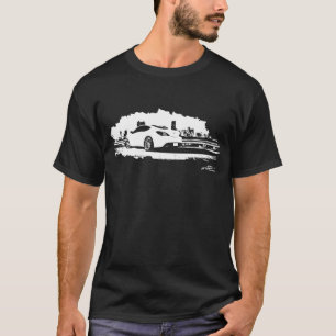 Genese-Coupéschwarzweiss-Grafiken T-Shirt