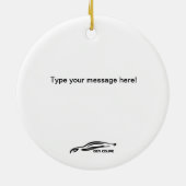 Genese-Coupéseite geschossener schwarzer Keramikornament (Hinten)