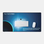 Genese - Dunkelheit und Licht Schreibtischunterlage (Tastatur & Maus)