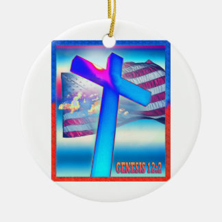 Genese-Flagge Keramik Ornament