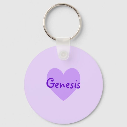 Genese in Lila Schlüsselanhänger (Vorderseite)