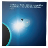 Genese - Licht und Dunkelheit Fliese (Vorderseite)