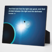 Genese - Licht und Dunkelheit Fotoplatte (Seite)