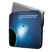Genese - Licht und Dunkelheit Laptopschutzhülle (Vorderseite Links)
