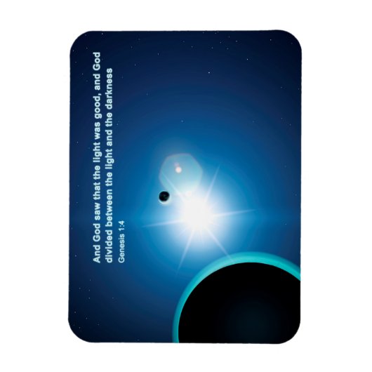 Genese - Licht und Dunkelheit Magnet (Vertikal)