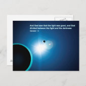 Genese - Licht und Dunkelheit Postkarte (Vorne/Hinten)