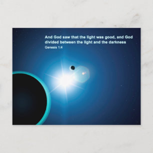 Genese - Licht und Dunkelheit Postkarte