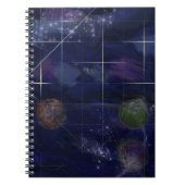 Genese-Tag 4: Sterne 2014 Notizblock (Vorderseite)