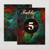 Genese Tischnummer Postkarte (Vorne/Hinten)