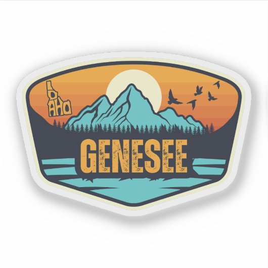 Genesee, Idaho Aufkleber (Vorderseite)