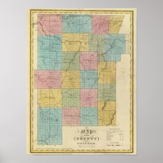 Genesee Landkreis Poster (Vorne)