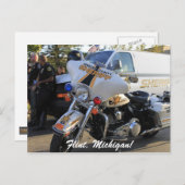 Genesee Landkreis Sherriff Postkarte (Vorne/Hinten)