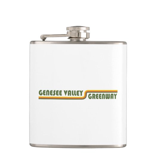 Genesee Valley Greenway New York Flachmann (Vorderseite)
