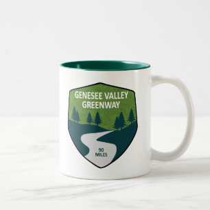 Genesee Valley Greenway New York Zweifarbige Tasse