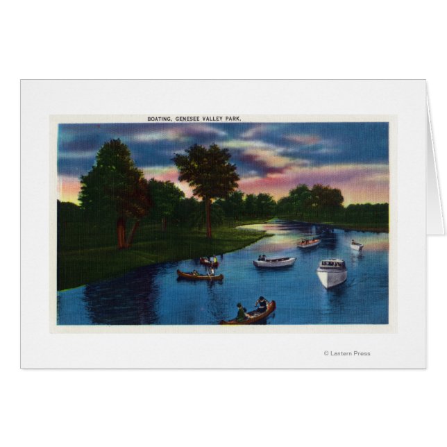 Genesee Valley Park Bootszene (Vorderseite (Horizontal))
