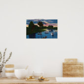 Genesee Valley Park Bootszene Poster (Küche)