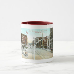 Genesee & Water Street, Syracuse, New York Vintage Tasse