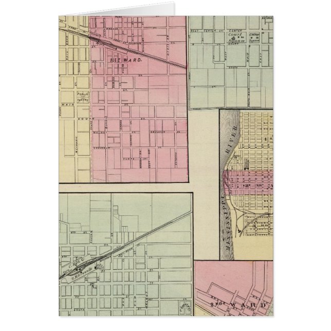 Geneseo, Kewanee, Cambridge, Fulton und Morrison (Vorne)