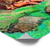 Genesis 12 Gottes Versprechen an Abram Poster (Ecke)