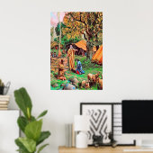 Genesis 12 Gottes Versprechen an Abram Poster (Heimbüro)