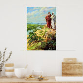 Genesis 13 Abram und Lot Separate Poster (Küche)