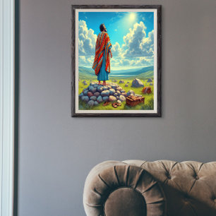 Genesis 15: Abrams heiligen Blick Poster