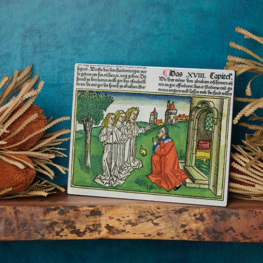 Genesis 18 2 Abraham and the Three Angels, from th Fotoplatte (Seite)