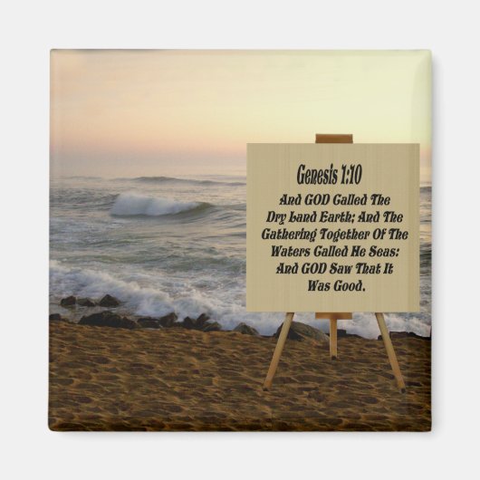 GENESIS 1:10-MAGNET MAGNET (Vorne)