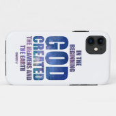 Genesis 1:1 im von GOD geschaffenen Universum Case-Mate iPhone Hülle (Rückseite (Horizontal))