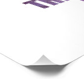 Genesis 1:1 im von GOD geschaffenen Universum Poster (Ecke)