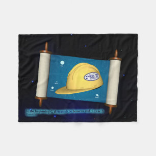 Genesis 1:1 - Konstruktion Fleecedecke