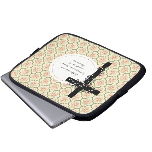 Genesis 1:1 Notebook- oder Netbook Carrier Sleeve (Vorne Knopf)