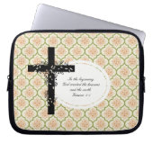 Genesis 1:1 Notebook- oder Netbook Carrier Sleeve (Vorderseite)