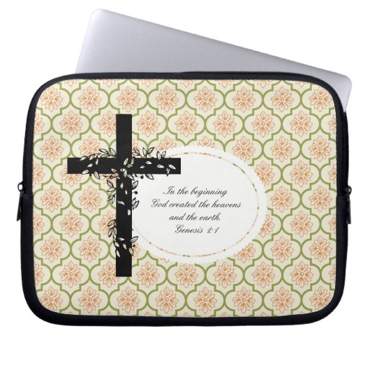 Genesis 1:1 Notebook- oder Netbook Carrier Sleeve (Vorderseite)