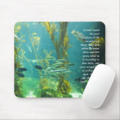 Genesis 1:21 Pacific Kelp Mousepad (Mit Mouse)