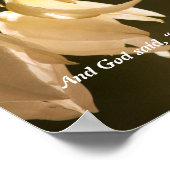 Genesis 1:3 poster (Ecke)