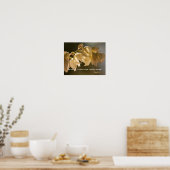 Genesis 1:3 poster (Küche)