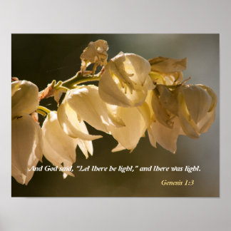Genesis 1:3 poster