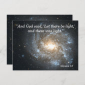 Genesis 1 3 Scripting Memory Card Postkarte (Vorne/Hinten)