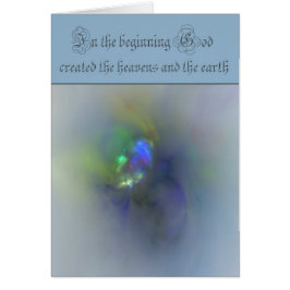 Genesis 1 Am Anfang schuf Gott die Himmel