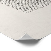 Genesis 1, Bible Verse, Modern Bible, Scripture Wa Poster (Ecke)